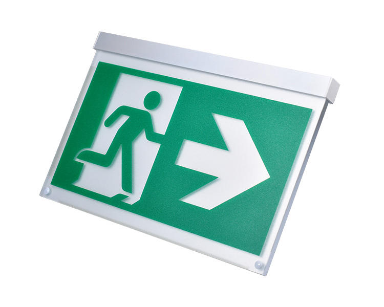 LE2916-B Aluminium Cord Suspended Ceiling Mounted Exit Signs