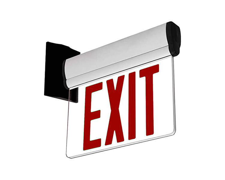 JELBEX1RC-Single Face Red LED Exit Sign With High Grade Acrylic Panel