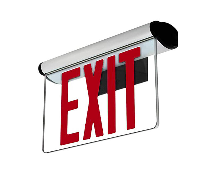 JELBEX1RC-Single Face Red LED Exit Sign With High Grade Acrylic Panel