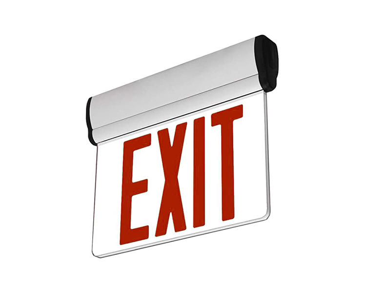 JELBEX2RM-Double Face LED Emergency Exit Sign With Mirror Paper