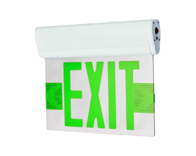 JELCEX2GM-Double Face Silver Mylar Led Exit Sign